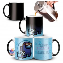 Taza Mágica Among Us Cerámica Videojuego Impostor Mod 05