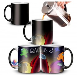 Taza Mágica Among Us Cerámica Videojuego Impostor Mod 01