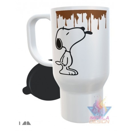 Jarro Térmico Snoopy Café Lengua Peanuts Plástico