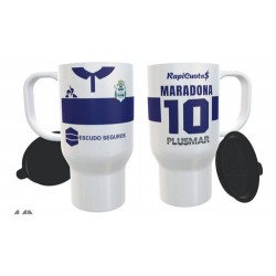 Maradona Gimnasia Y Esgrima Camiseta Taza Jarro Térmico