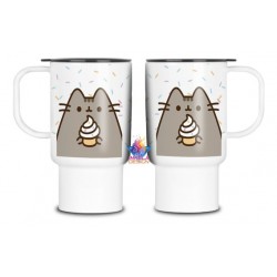 Gata Pusheen Gato Gatitos Cat Jarro Térmico Plástico