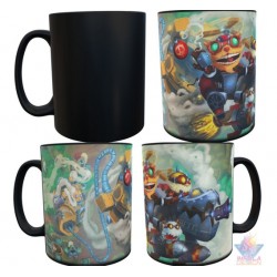 Taza Mágica League Of Legends Yordles Vs Blitzcrank Cerámica