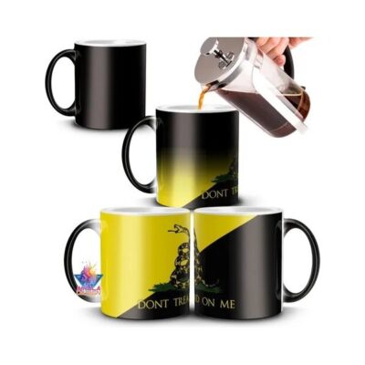 Taza Mágica Libertarios Movimiento Milei Simbolo Dont Tread On Me
