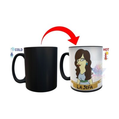 Taza Mágica Cristina Kirchner Jefa Simpson Cfk Alberto