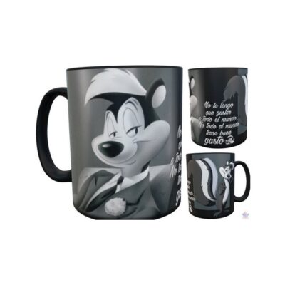 Taza Mágica Pepe Le Pew Warner Bros Looney Tunes