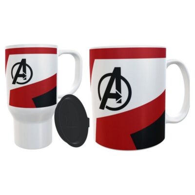 Combo Taza Y Jarro Térmico Avengers Endgame Universo Cuantic