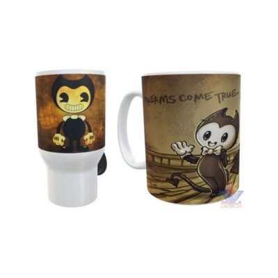 Combo Taza Y Jarro Bendy And The Ink Machine Juego