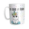 Combo Unicornio Taza Y Jarro Térmico Los Odio A Todos Set