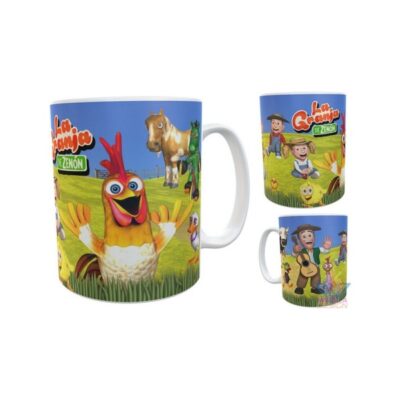 Granja Zenón Bartolito Botella Alum Y Taza Cerámica Combo Set