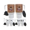 Combo 3 Jarros Térmicos Osos Escandalosos Panda Polar Pardo
