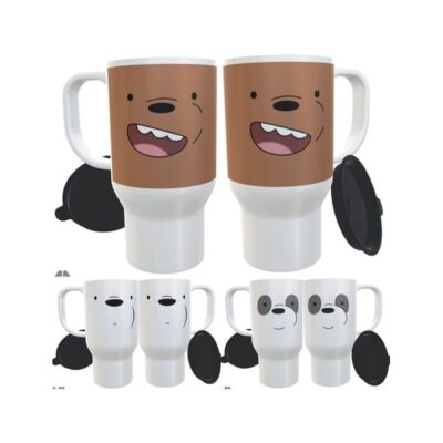 Combo 3 Jarros Térmicos Osos Escandalosos Panda Polar Pardo