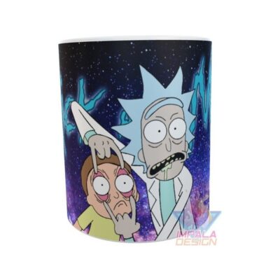 Taza Plástica Rick Y Morty Ojos Universo Irrompible