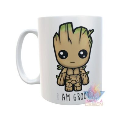 Taza Plástica Baby Groot I Am Groot Irrompible