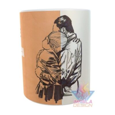Taza Plástica Evita Eva Duarte Abrazo Perón Cumple Irrompible
