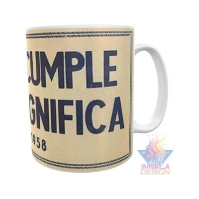 Taza Plástica Juan Domingo Perón Cumple Evita Dignifica