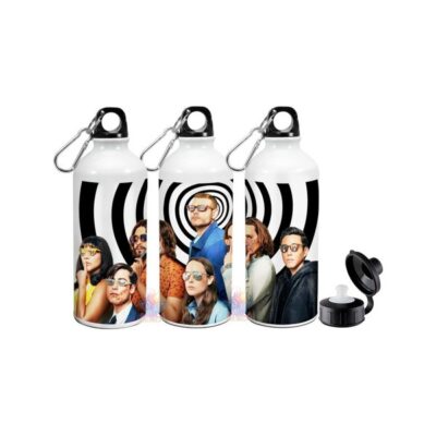 Botella Umbrella Academy Five Cinco Deportiva Alumin 2 Tapas Mod01
