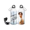 Botella Harry Styles Doble Tapa Deportiva Aluminio Mod 01
