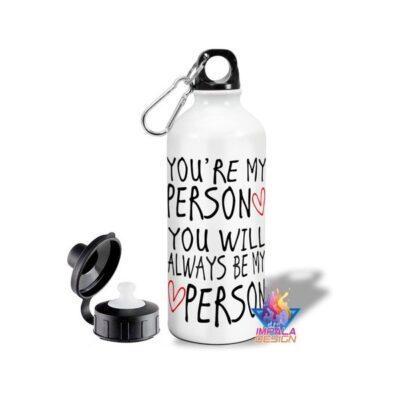Botella Greys Anatomy You Will Always Be My Person