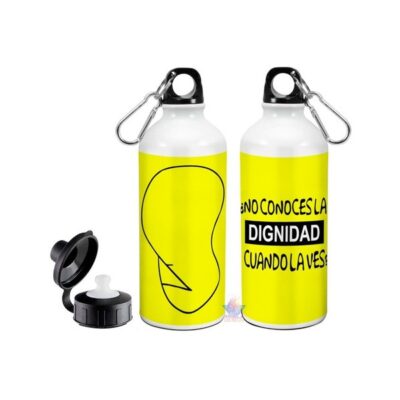 Botella Simpson Conoces La Dignidad Deportiva Aluminio