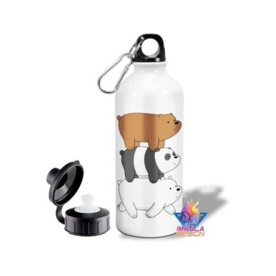 Botella Deportiva Osos Escandalosos Torre Doble Tapa
