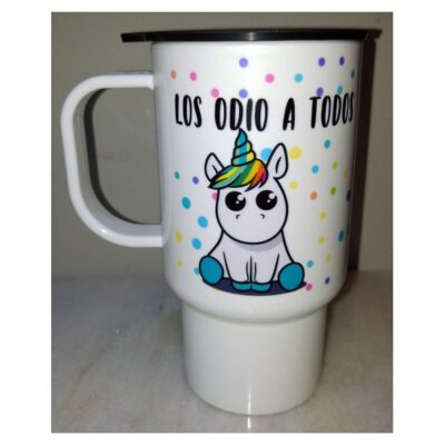 Jarro Térmico Unicornio Los Odio A Todos En Serio