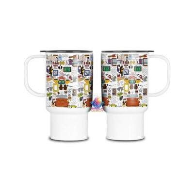 Friends Serie Pattern Central Perk Jarro Térmico Plástico