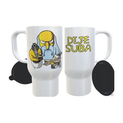 Jarro Térmico Plástico Dije Suba Simpson Smithers Burns
