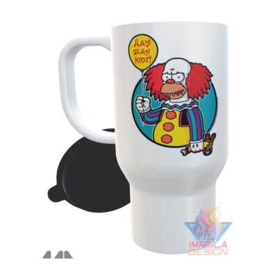 Jarro Térmico Simpson Krusty Payaso It Globo Homero Plástico