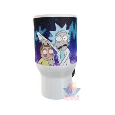 Jarro Térmico Rick Y Morty Ojos Universo Plástico