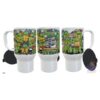 Jarro Térmico Tortugas Ninja Mutantes Mod01 Plástico