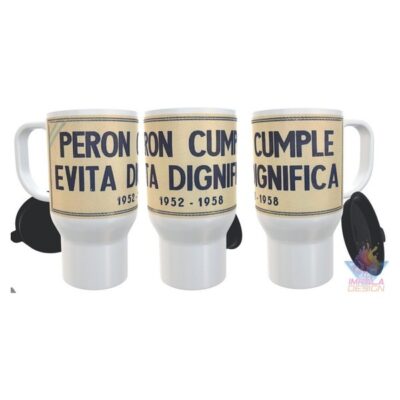 Jarro Térmico Juan Domingo Perón Cumple Evita Dignifica Pla