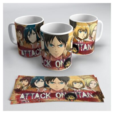 Taza Attack On Titan Manga Serie Comic Hajime Isayama