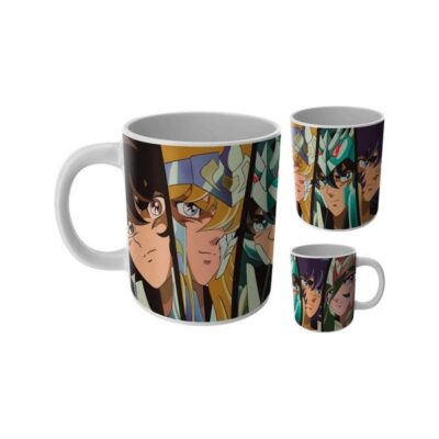 Taza Cerámica Caballeros Del Zodiaco Saint Seiya Mod 01