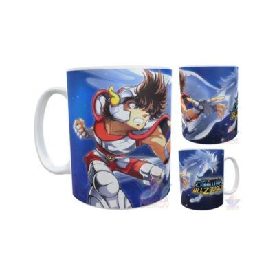 Taza Pegaso Seiya Caballeros Del Zodiaco Cerámica Signo