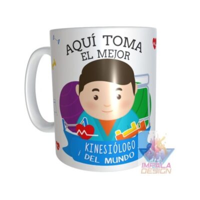 Taza Kinesiólogo Cerámica Profesiones Abogada Maestra Doctor