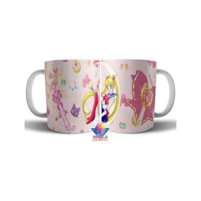 Sailor Moon Taza Cerámica Mars Mercury Jupiter Venus Animé