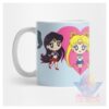 Taza Sailor Moon Manga Usagi Minako Senshi Ceram Anime Mod07
