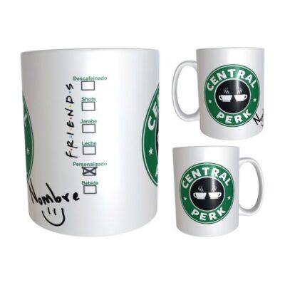 Taza Friends Starbucks Serie Tv Central Perk Nombre Personal