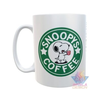 Taza Snoopy Starbucks Snoopy Coffee Café Logo Cerámica