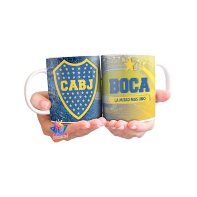 Taza Cerámica Boca Juniors Bombonera La Mitad Mas Uno