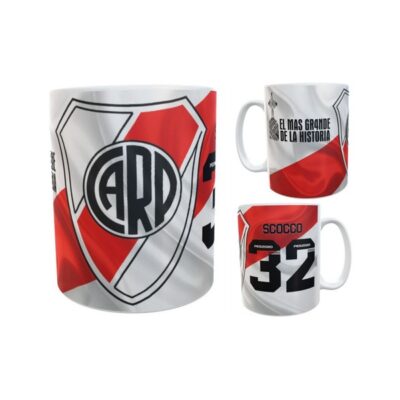 Nacho Scocco Camiseta River Plate 32 Taza Cerámica