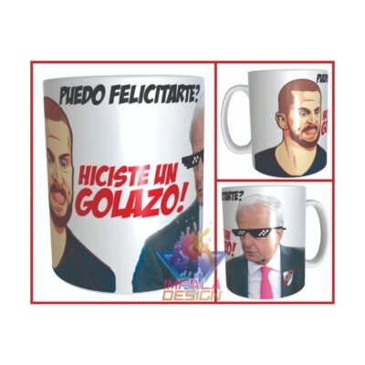 Taza River Libertadores Benedetto Meme Donofrio Thug Life