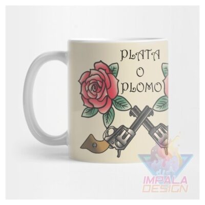 Taza Pablo Escobar Patrón Mal Narcos Plata Plomo Cerámica M4