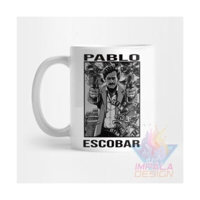 Taza Pablo Escobar Patrón Mal Narcos Plata Plomo Cerámica M9