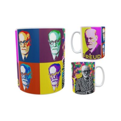 Freud Sigmund Psicología Taza Pop Art Cerámica