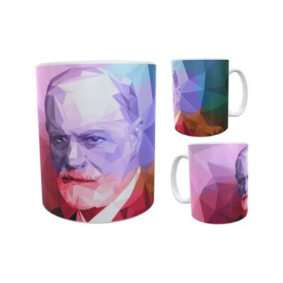 Freud Sigmund Psicología Taza Pop Art Cerámica Mod 02