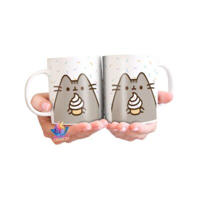 Taza Cerámica Gata Pusheen Gato Gatitos Cat Mod 01