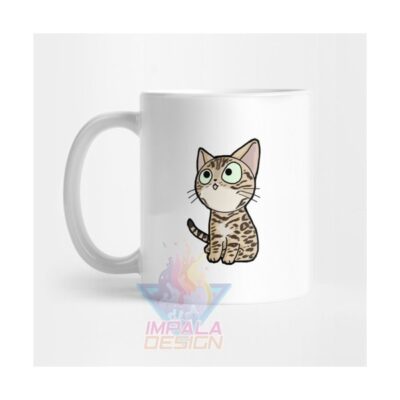 Taza Gato Cat Gatito Gatitos Tigre Cerámica