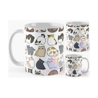 Taza Gatos Gato Gatitos Cerámica Cats Michi Felinos