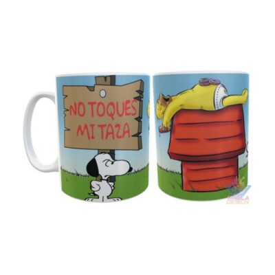 Taza Snoopy Casa Homero No Toques Cerámica